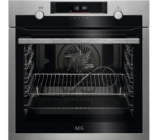 TieDex UK AEG SteamBake BPE556060M Electric Pyrolytic Steam Oven - Stainless Steel