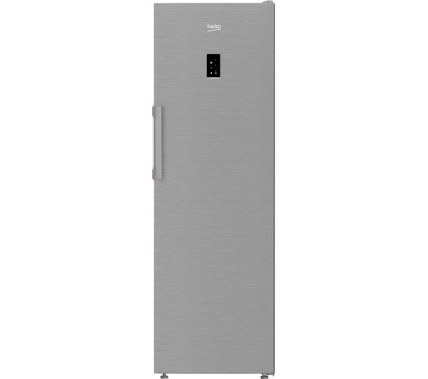 TieDex UK BEKO Pro HarvestFresh AeroFlow LNP4686LVPS Tall Fridge - Stainless Steel