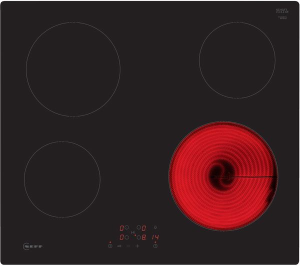 TieDex UK NEFF N50 T16NBE1L 59 cm Electric Ceramic Hob - Black