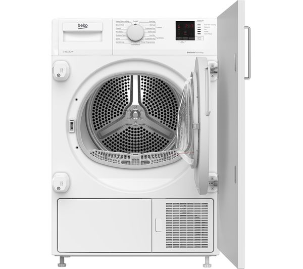 TieDex UK BEKO Pro DTIKP81131W 8 kg Heat Pump Tumble Dryer - White