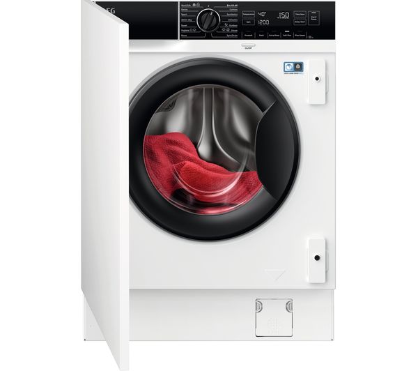 TieDex UK AEG 7000 Series ProSteam LF7C8636BI Integrated 8 kg 1600 Spin Washing Machine