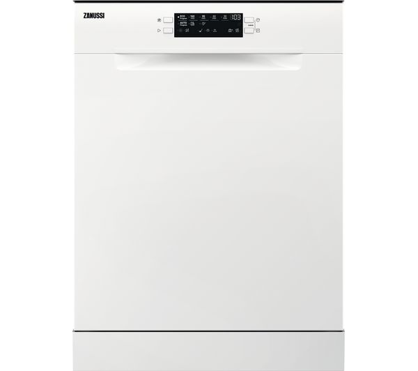 TieDex UK ZANUSSI OrbitClean ZDFN662W1 Full-size Dishwasher - White