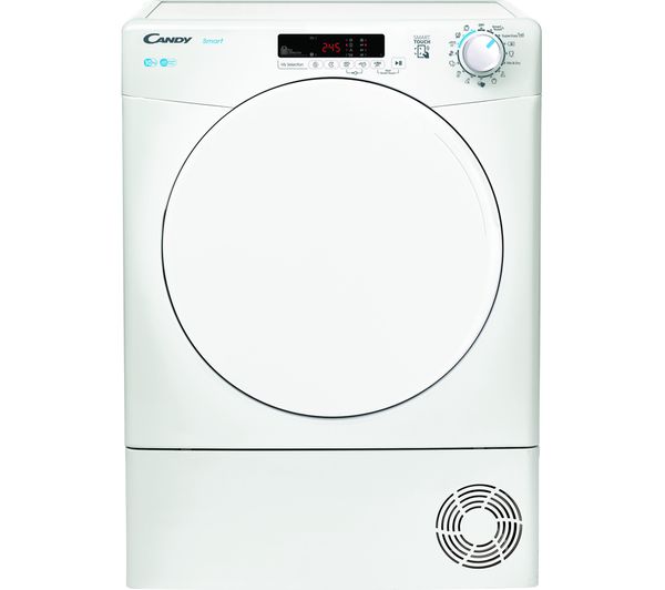 TieDex UK CANDY CSE C10DF NFC 10 kg Condenser Tumble Dryer - White