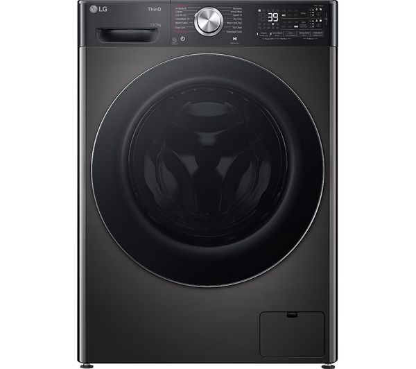 TieDex UK LGE EZDispense FWY937BCTA1 WiFi-enabled 13 kg Washer Dryer - Platinum Black