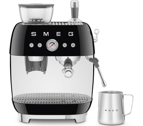 TieDex UK SMEG EGF03BLUK Bean to Cup Coffee Machine - Black