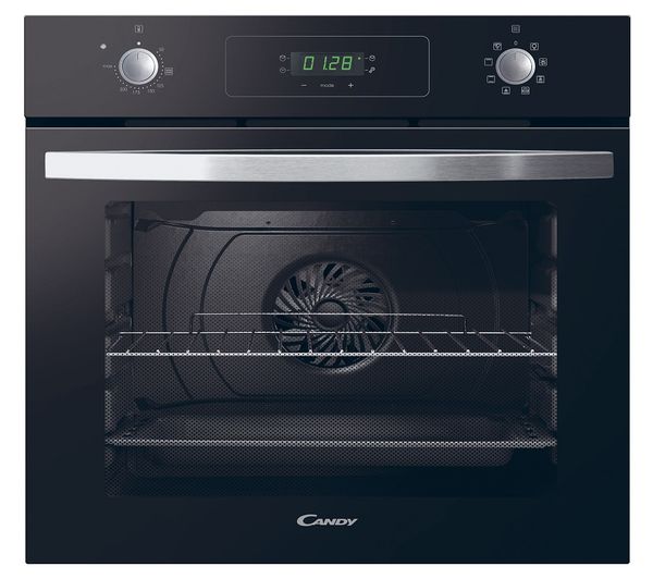 TieDex UK CANDY FCT686NR Electric Pyrolytic Oven - Black