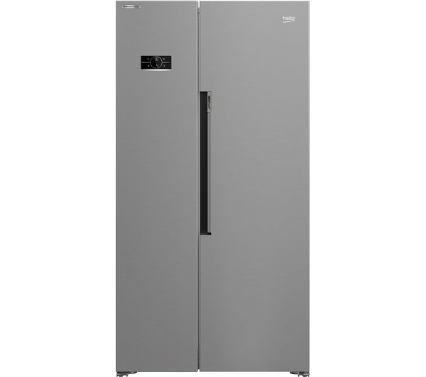 TieDex UK BEKO Pro HarvestFresh ASL1442VPS American-Style Fridge Freezer - Stainless Steel