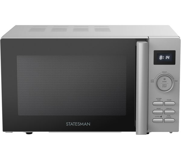 TieDex UK STATESMAN SKMS0820DSS Solo Microwave - Silver