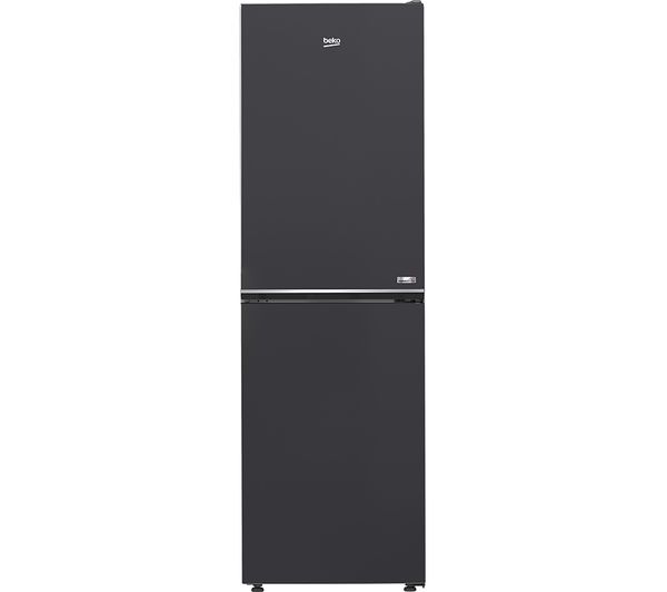 TieDex UK BEKO Pro HarvestFresh AeroFlow CNG6603VPZ 60/40 Fridge Freezer - Black Steel