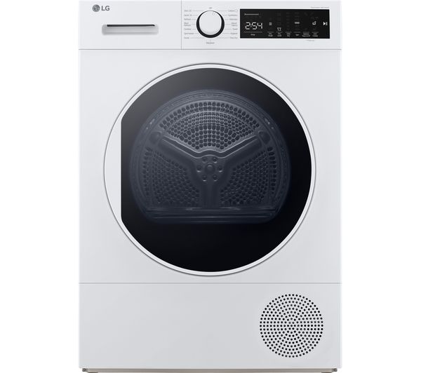 TieDex UK LG FDV208W 8 kg Heat Pump Tumble Dryer - White