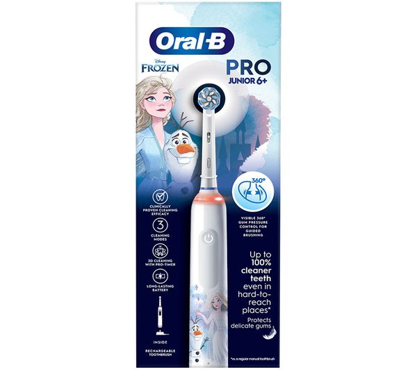 TieDex UK ORAL B Pro 3 Kids Electric Toothbrush - Disney Frozen