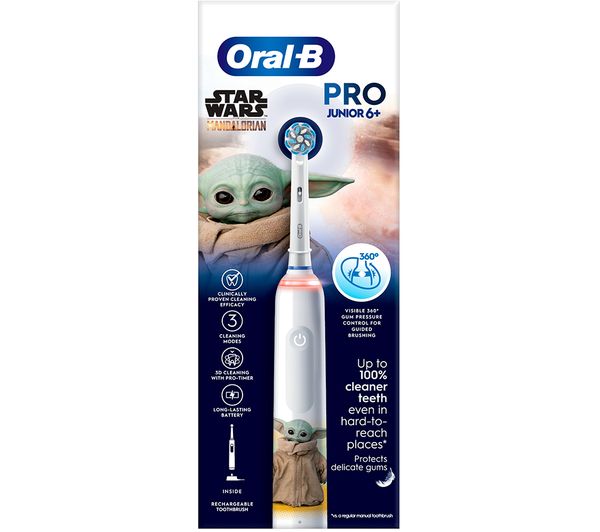 TieDex UK ORAL B Pro 3 Kids Electric Toothbrush - Star Wars