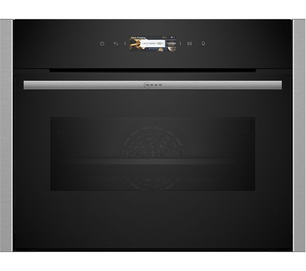 TieDex UK NEFF N70 C24MR21N0B Built-in Compact Combination Microwave - Stainless Steel