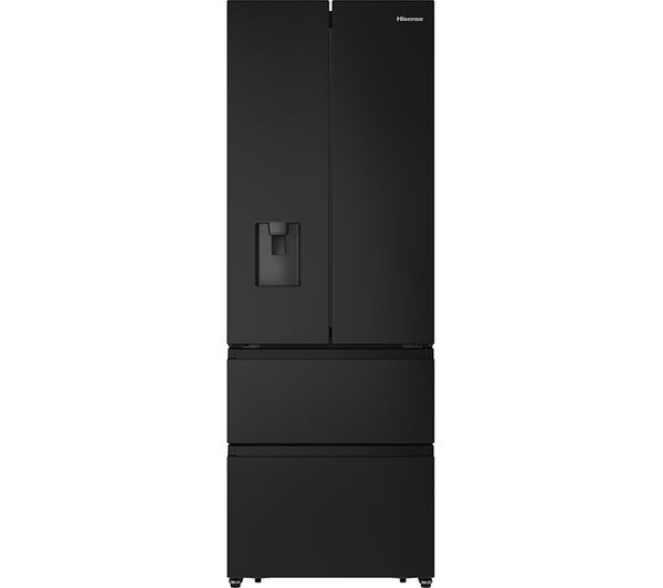 TieDex UK HISENSE PureFlat Slim RF632N4WFE Fridge Freezer - Black Stainless Steel