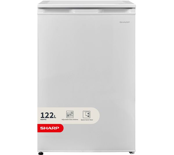 TieDex UK SHARP SJ-UE121M4W-EN Undercounter Fridge - White