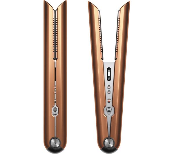 TieDex UK DYSON Corrale Hair Straightener - Bright Copper & Bright Nickel