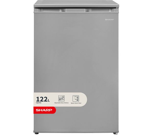 TieDex UK SHARP SJ-UE121M4S-EN Undercounter Fridge - Silver