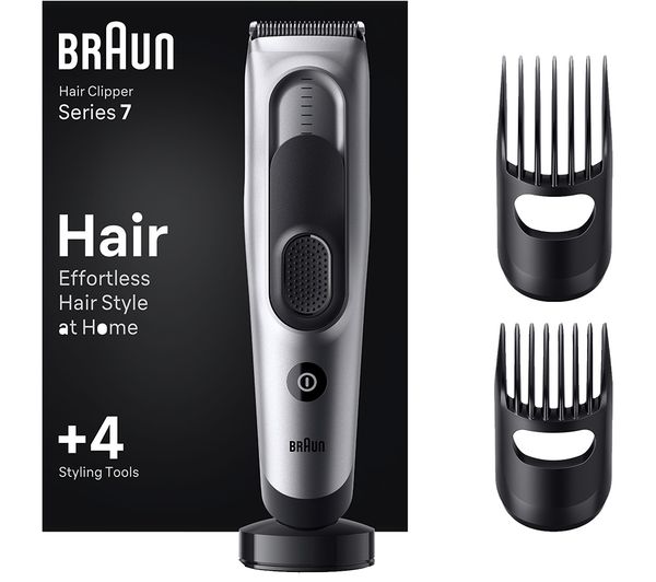 TieDex UK BRAUN Series 7 BRAHC7390 Hair Clipper - Grey