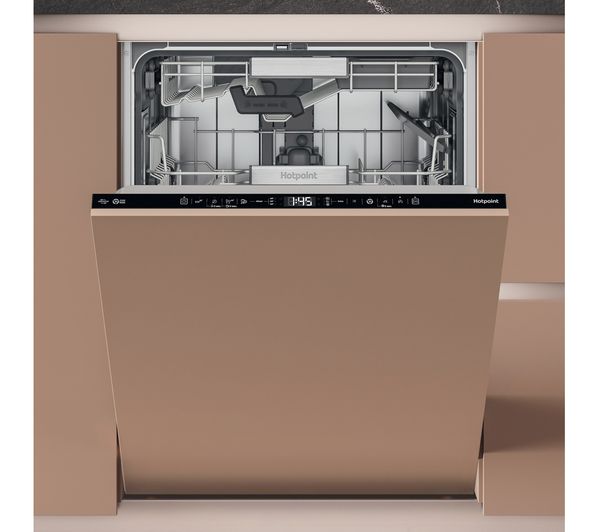 TieDex UK HOTPOINT Hydroforce H8I HT59 LS UK Full-size Fully Integrated Dishwasher