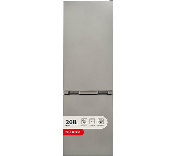 TieDex UK SHARP SJ-BB04DTXSE2-EN 60/40 Fridge Freezer - Silver