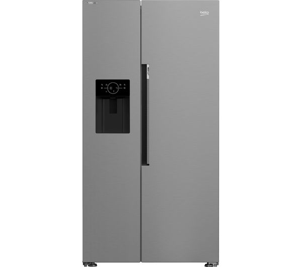 TieDex UK BEKO Pro ASN642VPS American-Style Fridge Freezer - Stainless Steel