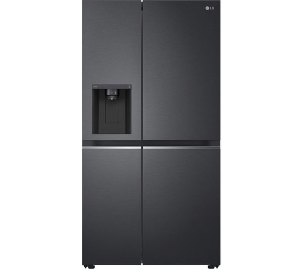 TieDex UK LG NatureFRESH GSLV70MCTD American-Style Smart Fridge Freezer - Matte Black