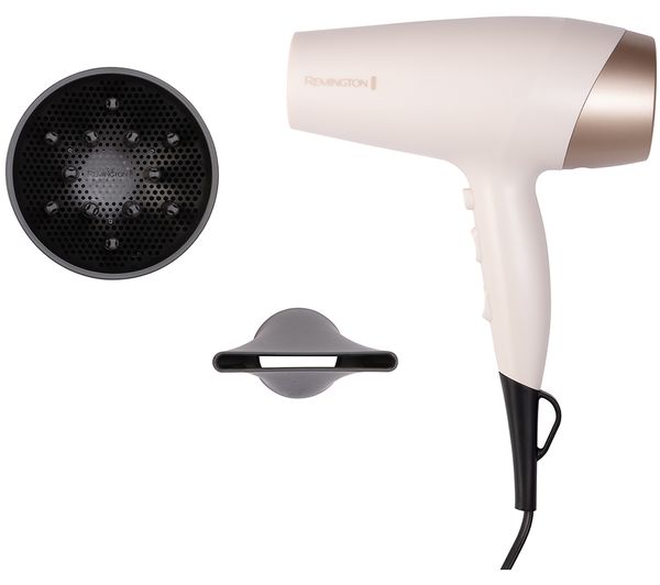 TieDex UK REMINGTON Shea Soft D4740 Hair Dryer - Cream