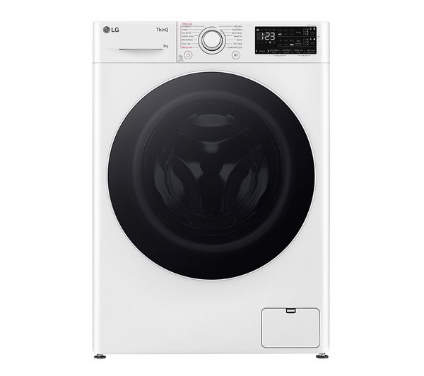 TieDex UK LGE EZDispense with TurboWash F4Y509WWLA1 WiFi-enabled 9 kg 1400 Spin Washing Machine - White