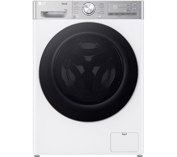 TieDex UK LG EZDispense F4Y913WCTA1 WiFi-enabled 13 kg 1400 Spin Washing Machine - White