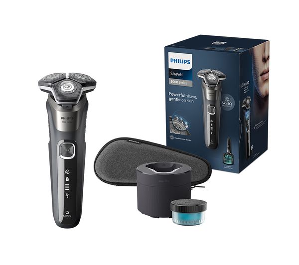 TieDex UK PHILIPS Series 5000 S5887/50 Wet & Dry Rotary Shaver - Carbon Grey