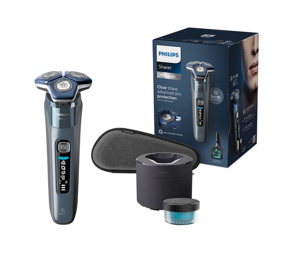 TieDex UK PHILIPS Series 7000 S7882/55 Wet & Dry Rotary Shaver - Ice Blue