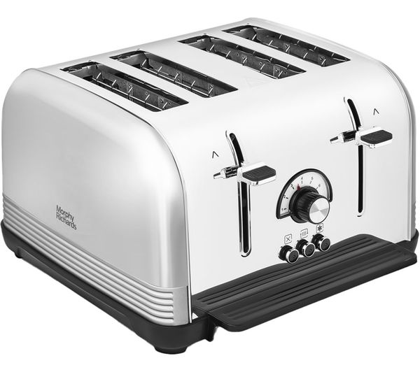 TieDex UK MORPHY RICHARDS Venture Retro 240333 4-Slice Toaster - Tungsten