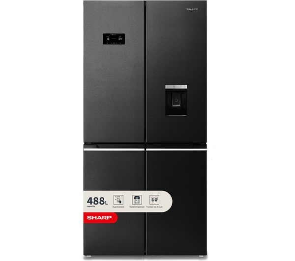 TieDex UK SHARP SJ-FA25IHDAD-EN Fridge Freezer - Dark Stainless Steel