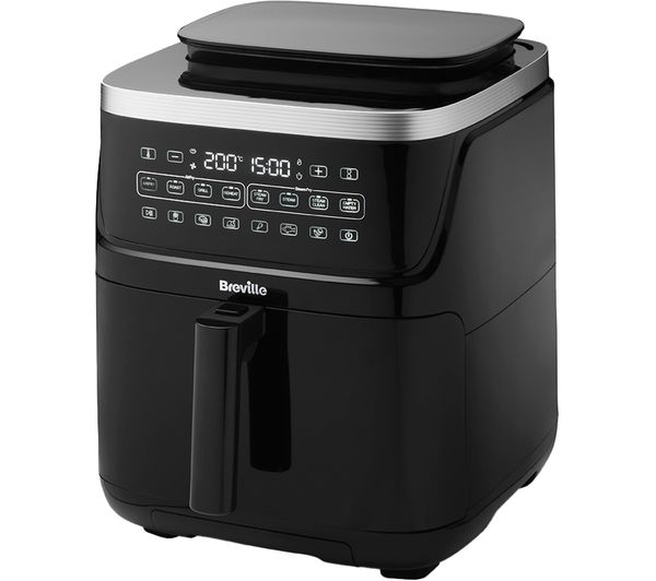 TieDex UK BREVILLE Halo Steam VDF133 Air Fryer - Black