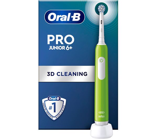 TieDex UK ORAL B Pro Junior Electric Toothbrush - Green