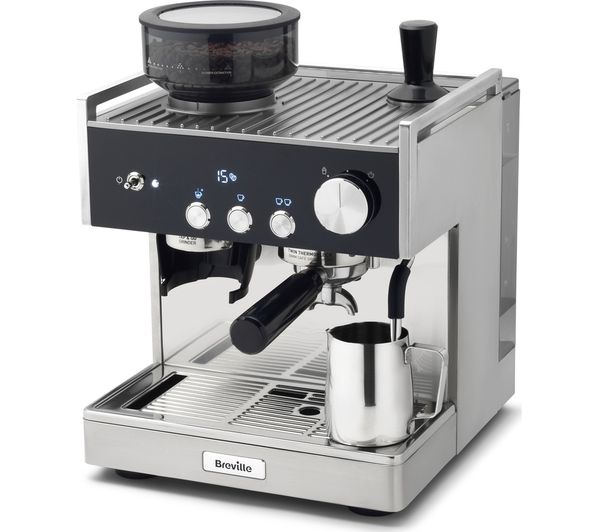 TieDex UK BREVILLE Barista Signature Espresso VCF160 Bean to Cup Coffee Machine - Stainless Steel