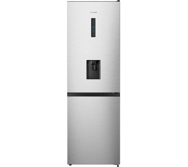 TieDex UK HISENSE RB395N4WCE 60/40 Fridge Freezer - Stainless Steel