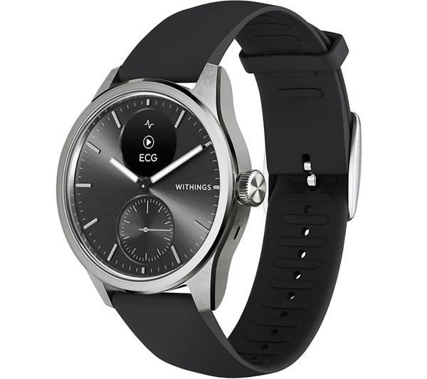 TieDex UK WITHINGS ScanWatch 2 Hybrid Smart Watch - Black, 42 mm