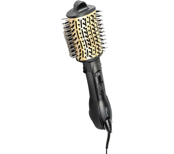 TieDex UK TRESEMME 2787U Airlight Volume 2-in-1 Hair Dryer Brush - Black & Gold