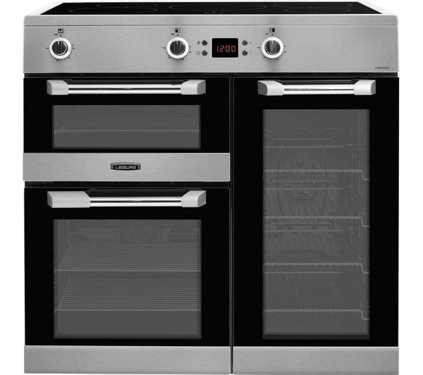 TieDex UK LEISURE Cuisinemaster CS90D530X 90 cm Electric Induction Range Cooker - Stainless Steel