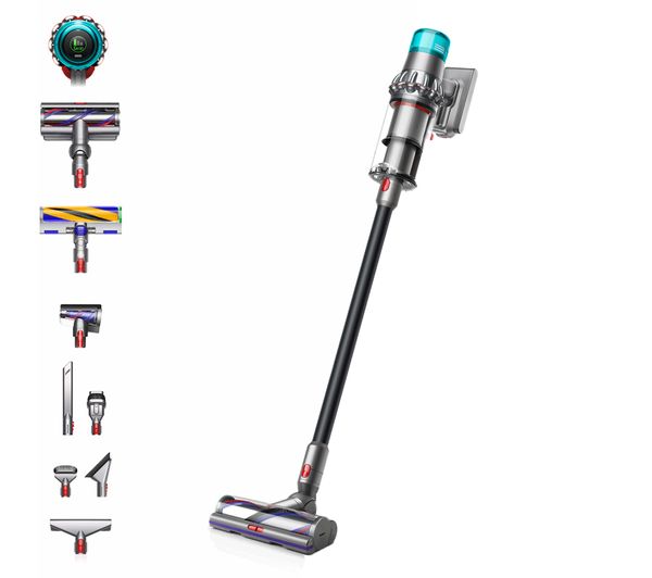 TieDex UK DYSON V15 Detect Cordless Vacuum Cleaner - Nickel & Black