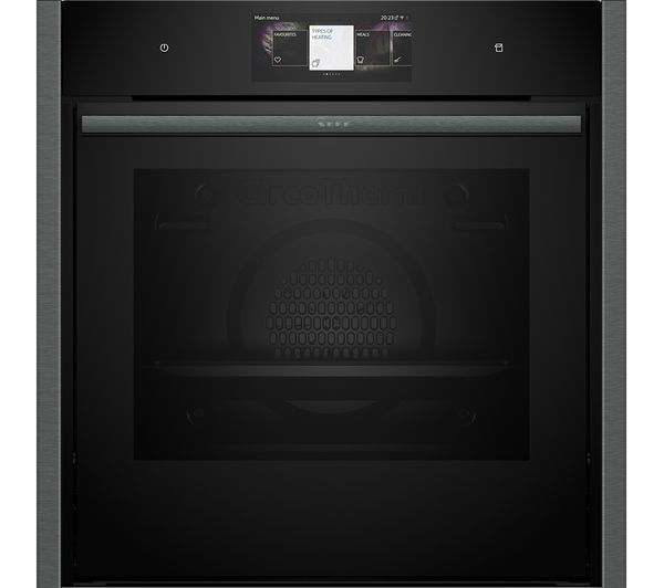 TieDex UK NEFF Slide&Hide N90 B64VT73G0B Electric Pyrolytic Smart Oven - Graphite