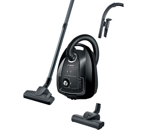 TieDex UK BOSCH Series 4 ProEco BGL38BA3GB Cylinder Bagged Vacuum Cleaner - Black