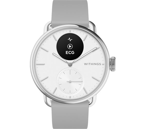 TieDex UK WITHINGS ScanWatch 2 Hybrid Smart Watch - White, 38 mm