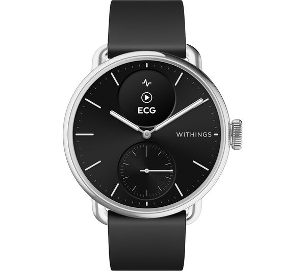 TieDex UK WITHINGS ScanWatch 2 Hybrid Smart Watch - Black, 38 mm