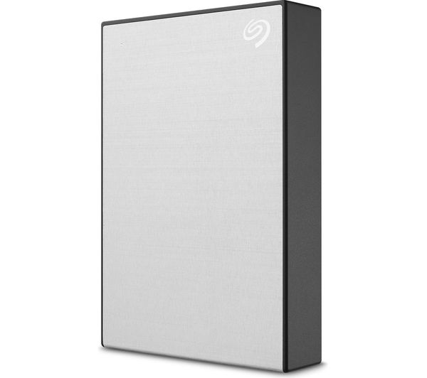 TieDex UK SEAGATE One Touch Portable Hard Drive - 4 TB, Silver