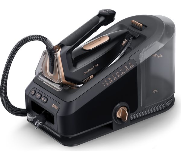 TieDex UK BRAUN CareStyle 7 Pro IS7286BK Steam Generator Iron - Black