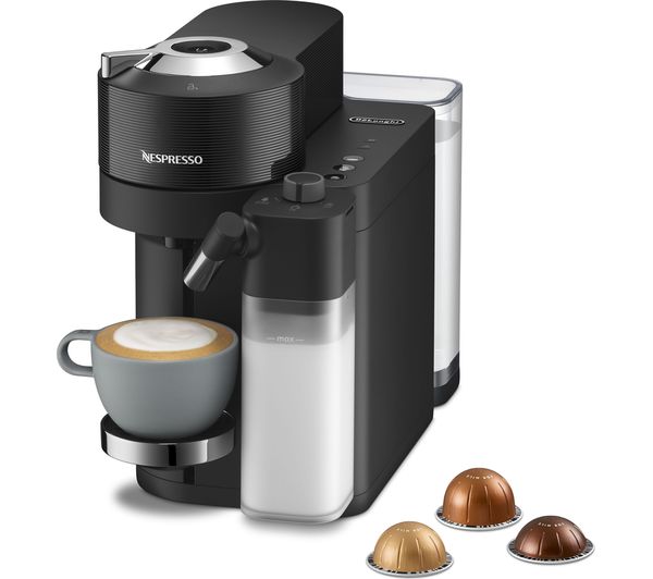 TieDex UK NESPRESSO by De’Longhi Vertuo Lattissima ENV300.B Smart Coffee Machine - Black