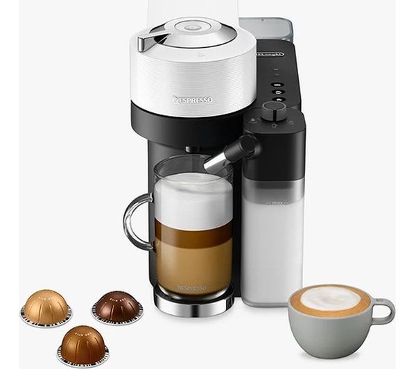 TieDex UK NESPRESSO by De’Longhi Vertuo Lattissima ENV300.W Smart Coffee Machine - White