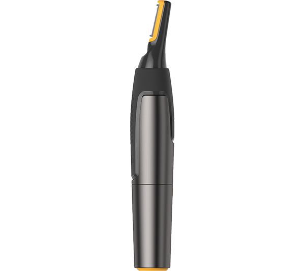 TieDex UK JML A001614 Microtouch Titanium Max Nose & Ear Trimmer - Black & Grey